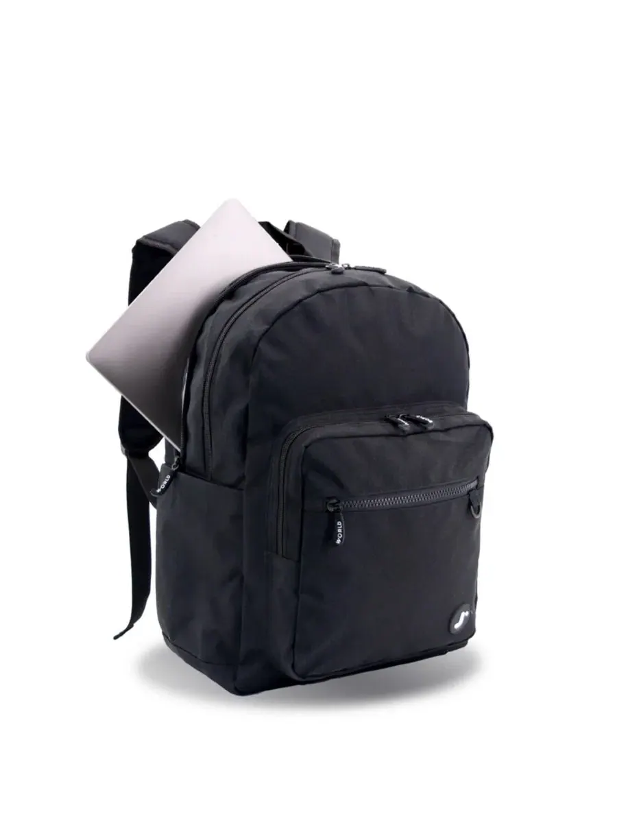Детский рюкзак для школы и ноутбука Zenpack Jr. J World — изображение 3 из 7, черный