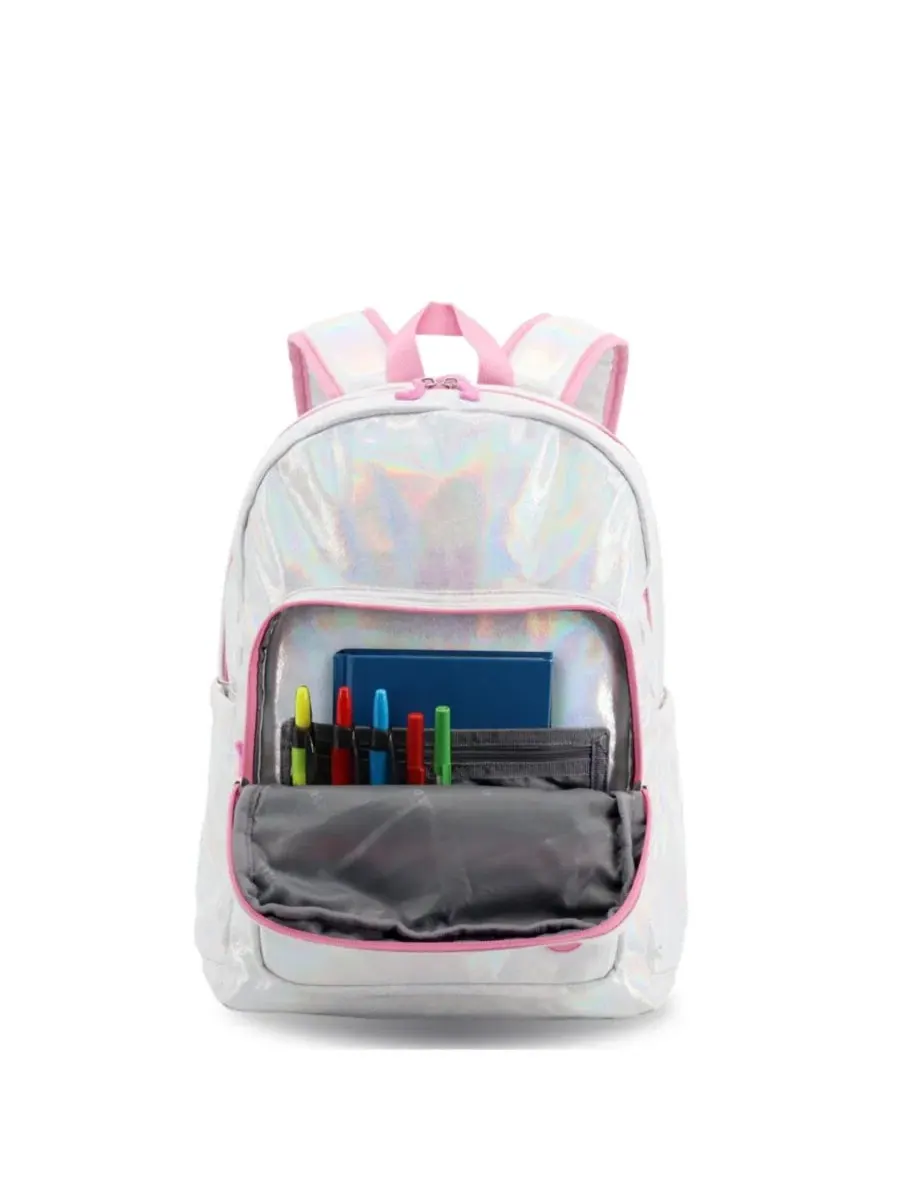 Детский рюкзак для ноутбука Zenpack Jr. J World — изображение 5 из 8, металлик серебристый