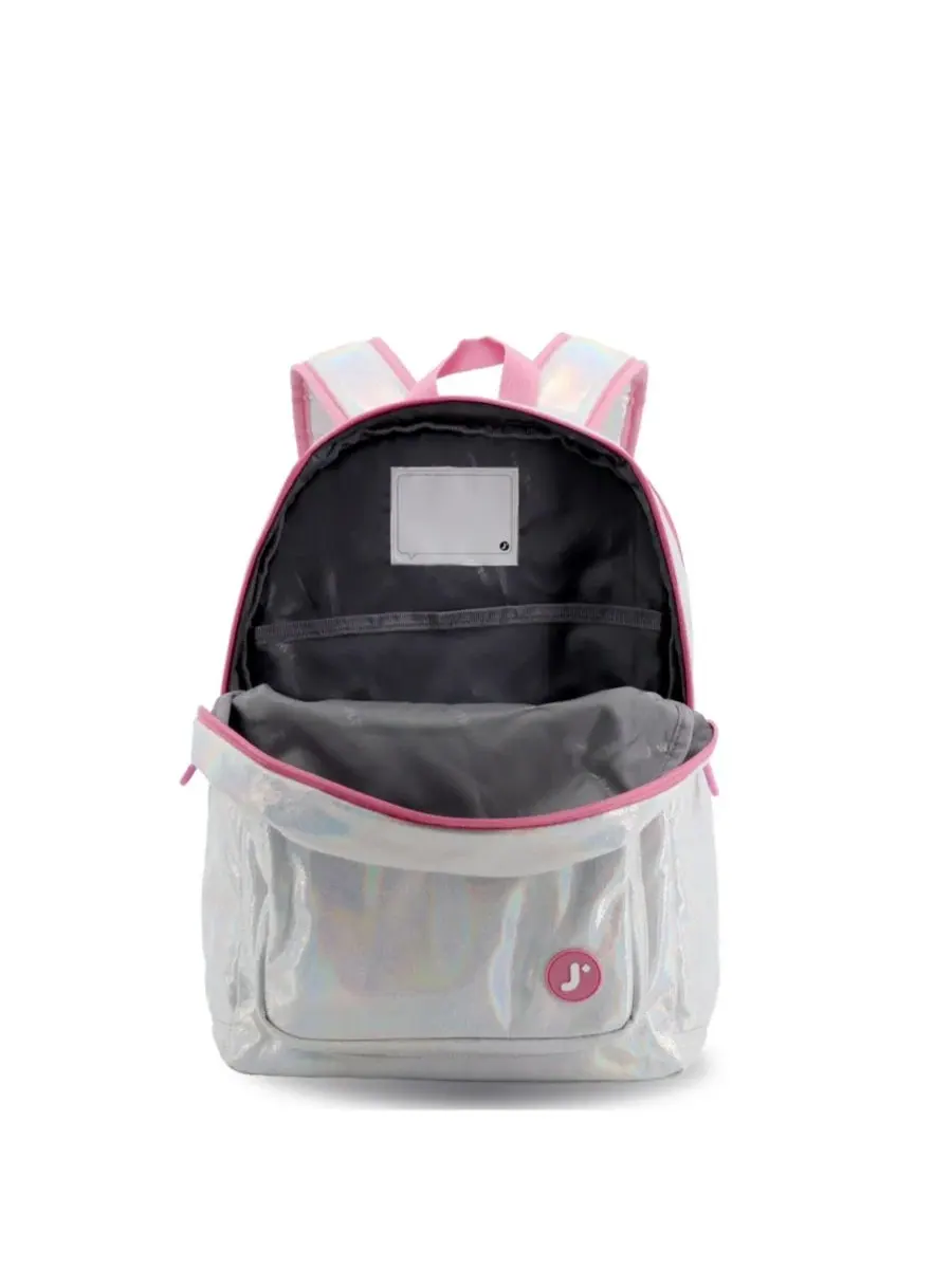 Детский рюкзак для ноутбука Zenpack Jr. J World — изображение 6 из 8, металлик серебристый