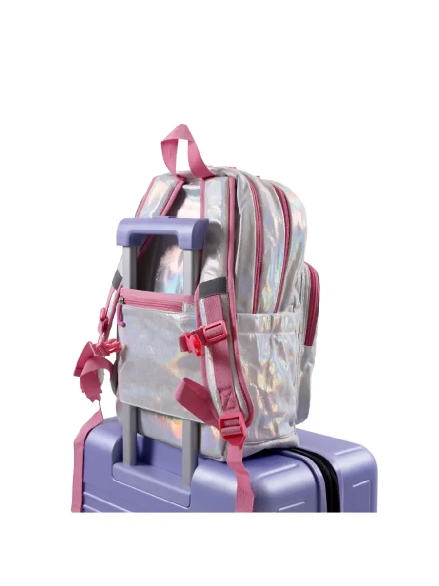 Детский рюкзак для ноутбука Zenpack Jr. J World — изображение 7 из 8, металлик серебристый