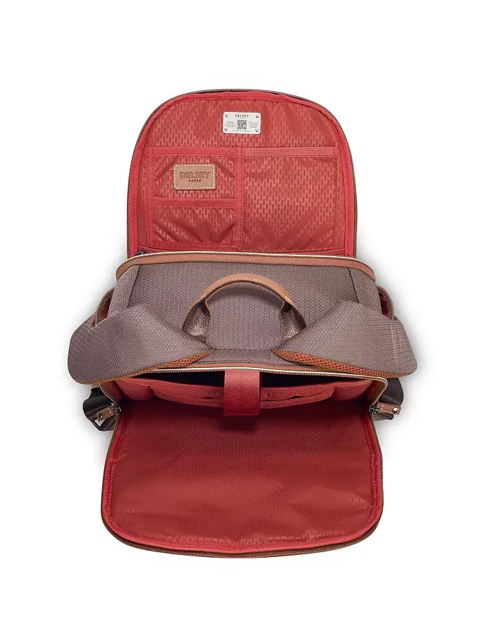 Рюкзак женский Delsey Paris Chatelet Air 2.0 искусственная кожа — изображение 2 из 10, шоколад