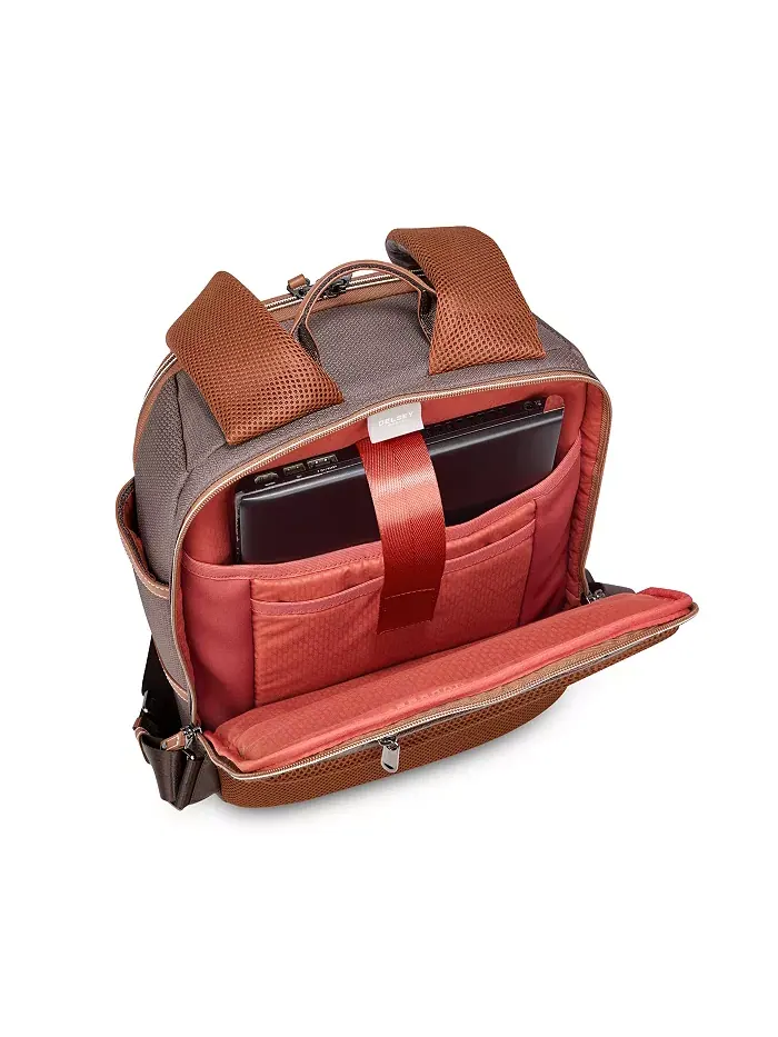 Рюкзак женский Delsey Paris Chatelet Air 2.0 искусственная кожа — изображение 9 из 10, шоколад