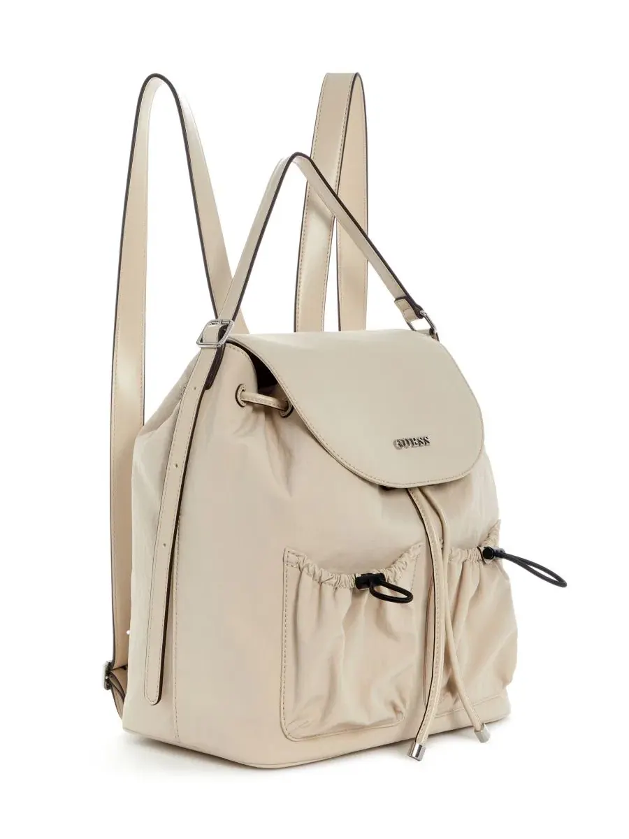 Рюкзак GUESS Sage Medium Flap Backpack Messenger — изображение 3 из 3, серый