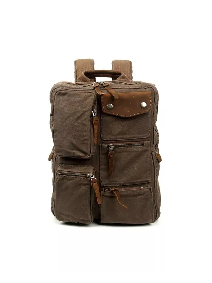 Холщовый рюкзак Ridge Valley TSD BRAND — изображение 1 из 7, зеленый