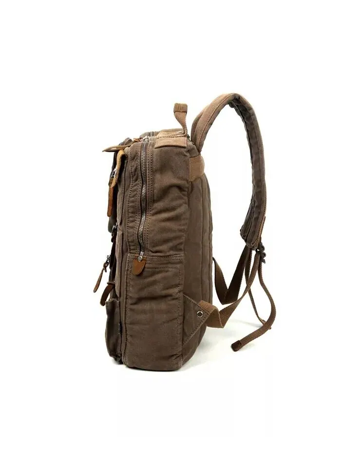 Холщовый рюкзак Ridge Valley TSD BRAND — изображение 3 из 7, зеленый