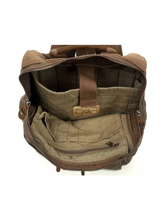 Холщовый рюкзак Ridge Valley TSD BRAND — изображение 5 из 7, зеленый
