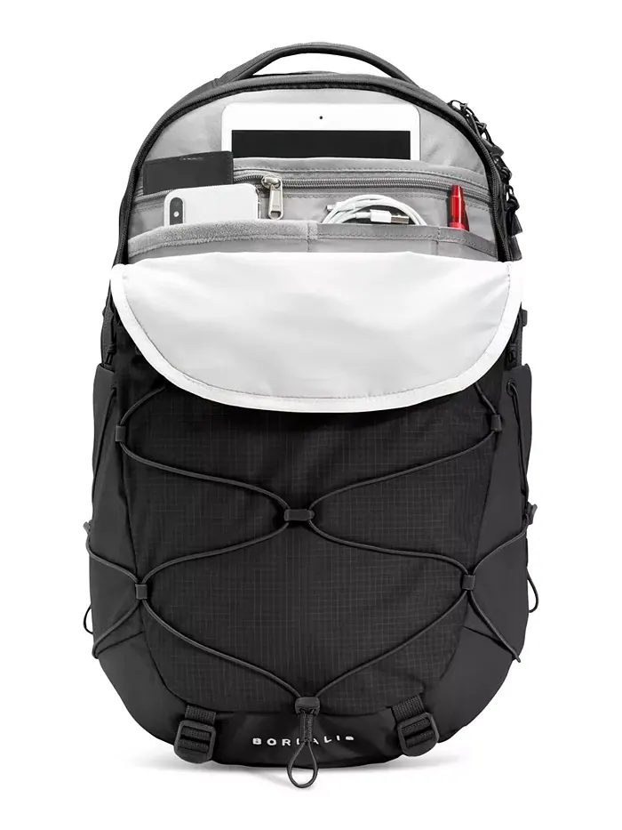 Рюкзак женский The North Face Borealis полиэстер — изображение 12 из 21, черный/белый