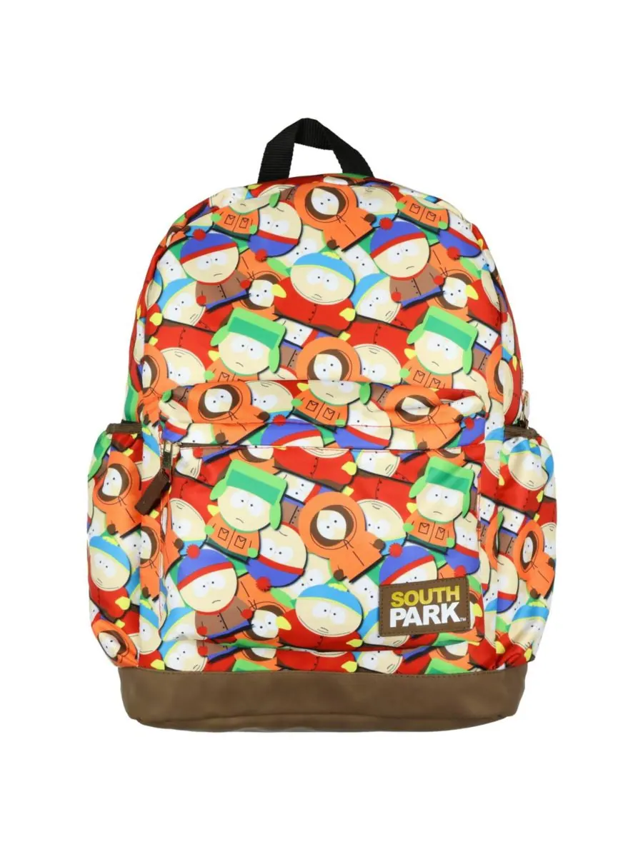 Рюкзак для ноутбука Cartman Kenny Kyle Stan AOP 16 дюймов, дорожная школьная сумка для книг, для — изображение 3 из 3