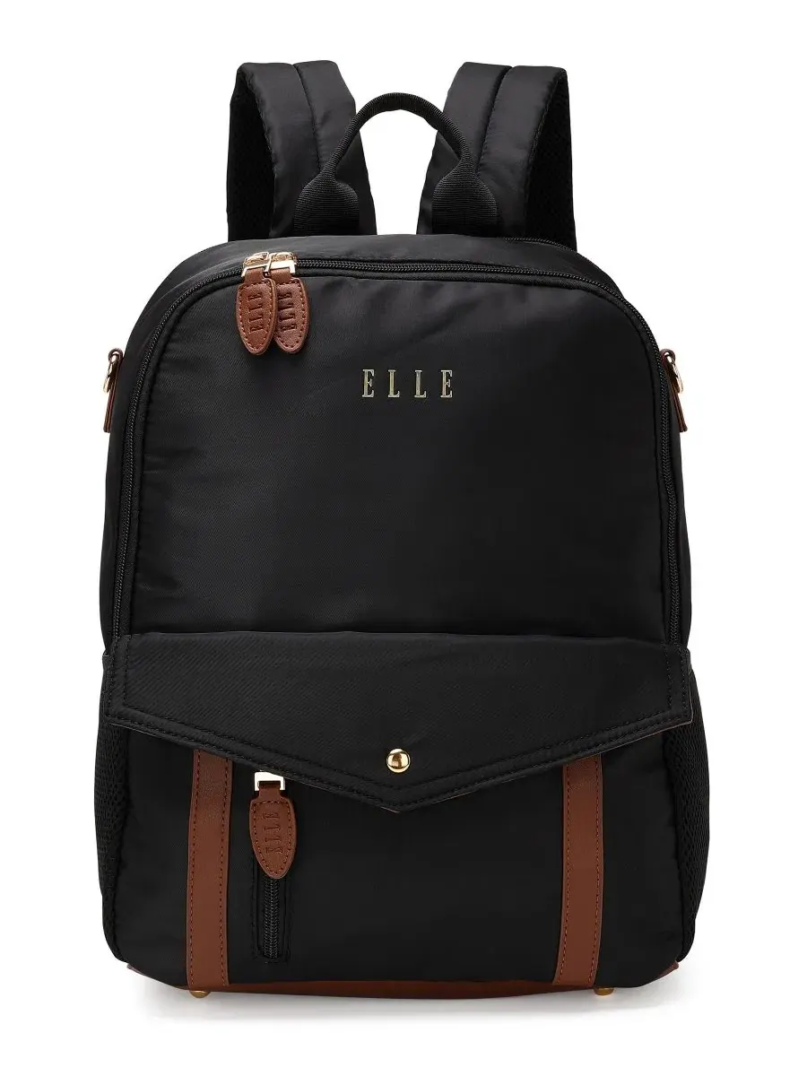 Рюкзак Luxe Journey 39 см из саржи и искусственной кожи Elle