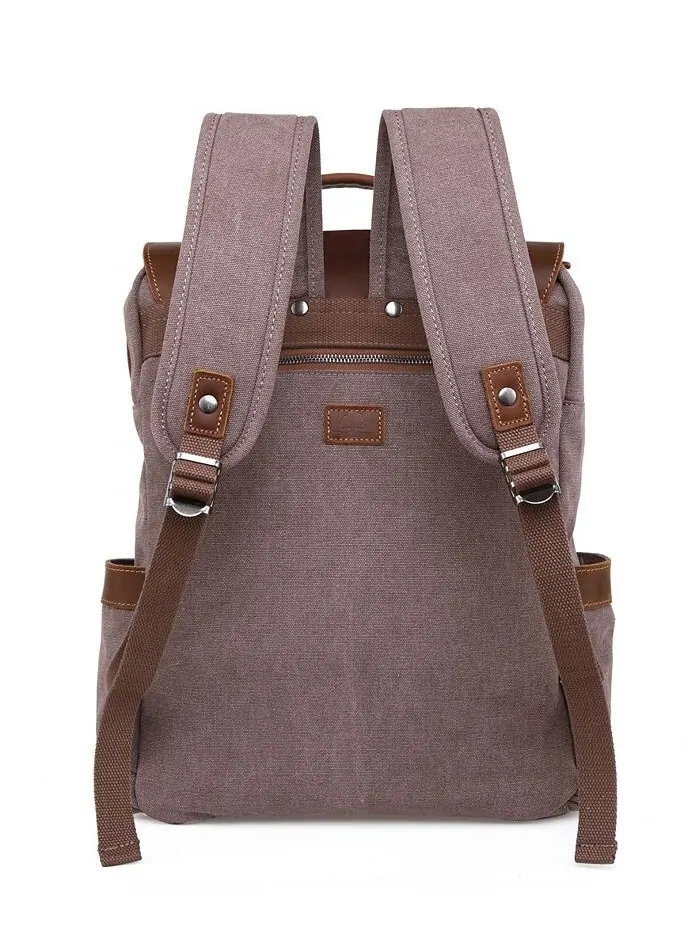 Холщовый рюкзак Valley Hill TSD BRAND — изображение 4 из 10, коричневый