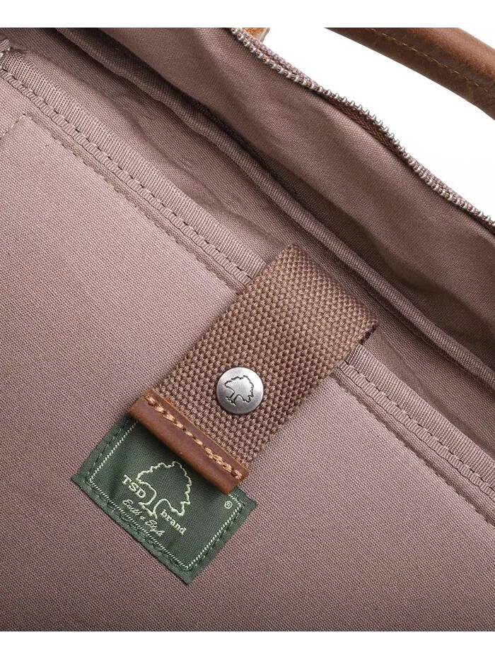 Холщовый рюкзак Valley Hill TSD BRAND — изображение 6 из 10, коричневый