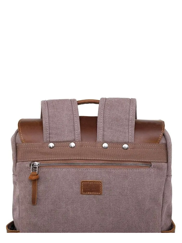 Холщовый рюкзак Valley Hill TSD BRAND — изображение 10 из 10, коричневый