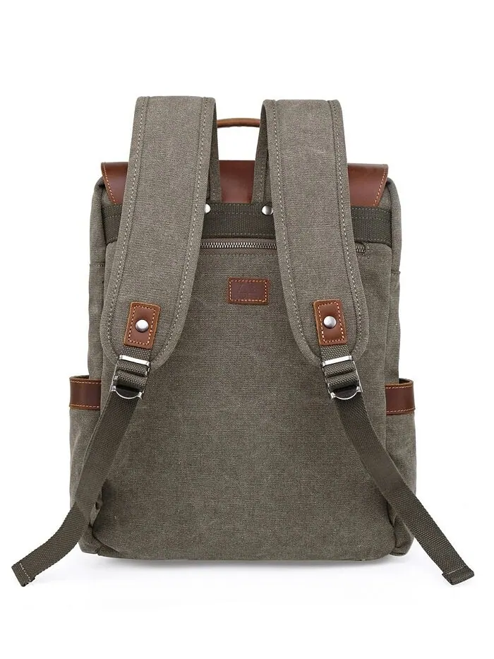 Холщовый рюкзак Valley Hill TSD BRAND — изображение 4 из 10, оливковый