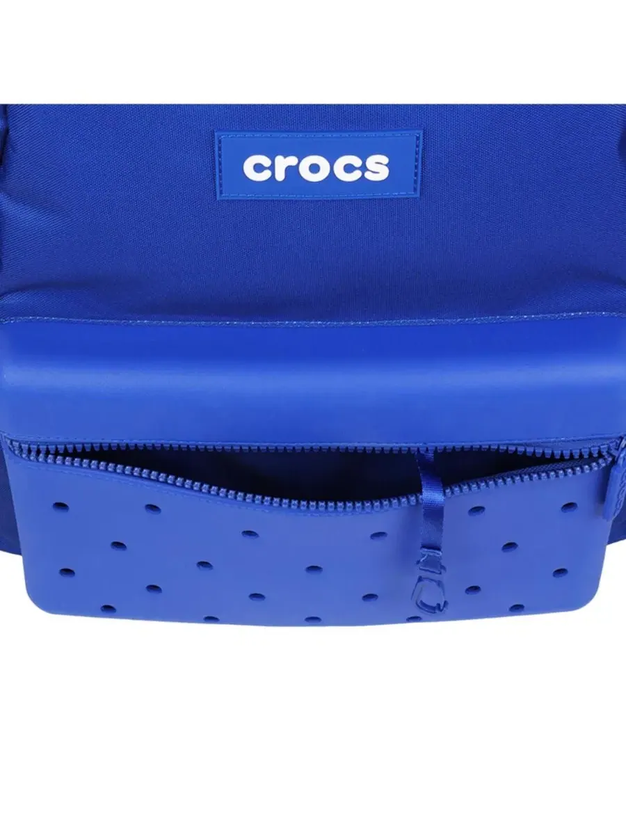 Рюкзак с молдингом и передним карманом Crocs — изображение 4 из 9, синий