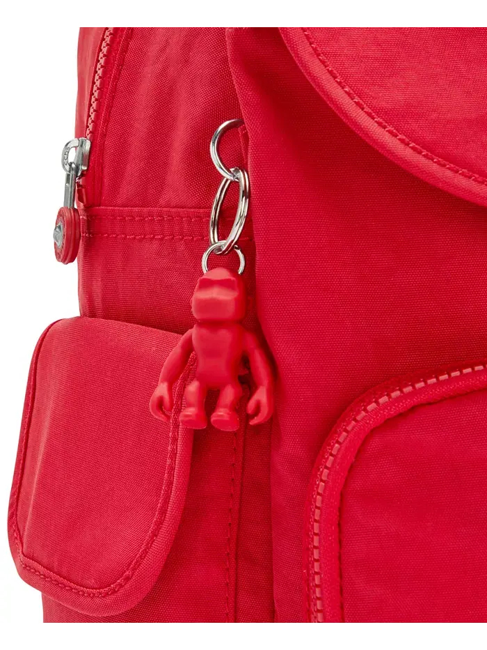 Рюкзак женский Kipling нейлон — изображение 6 из 6, красный