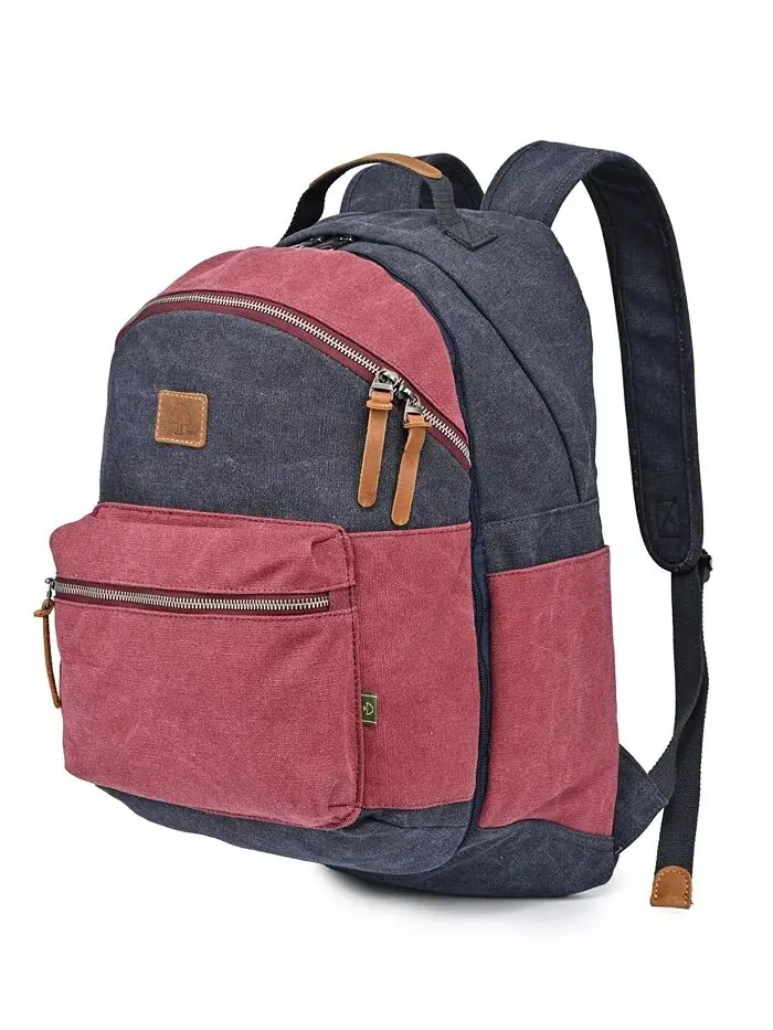 Рюкзак-сумка из холщовой ткани Trail and Tree Double TSD BRAND — изображение 5 из 5, темно-синий