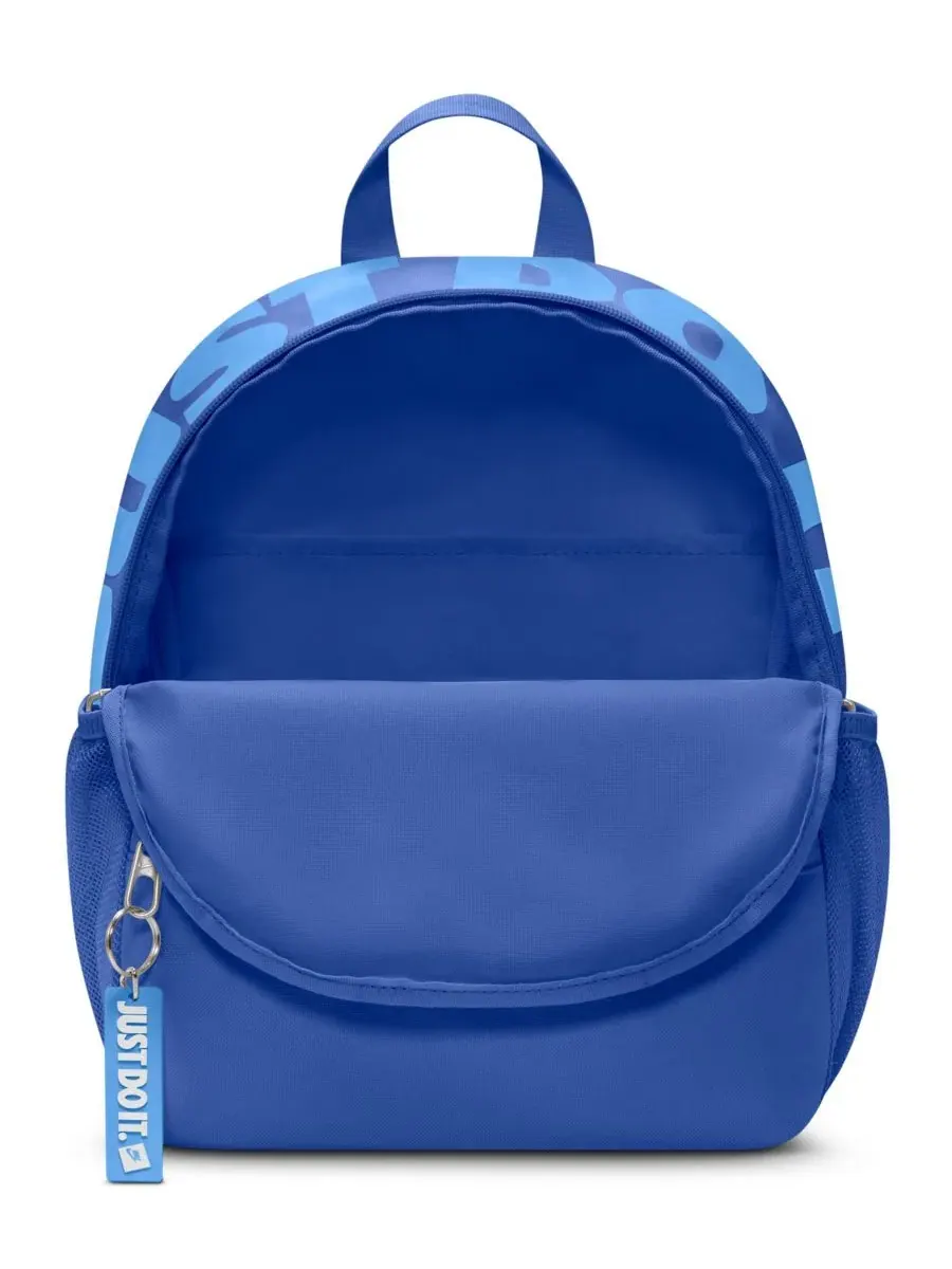 Детский мини-рюкзак с двумя отделениями JDI Mini Backpack Nike — изображение 3 из 8, синий/белый