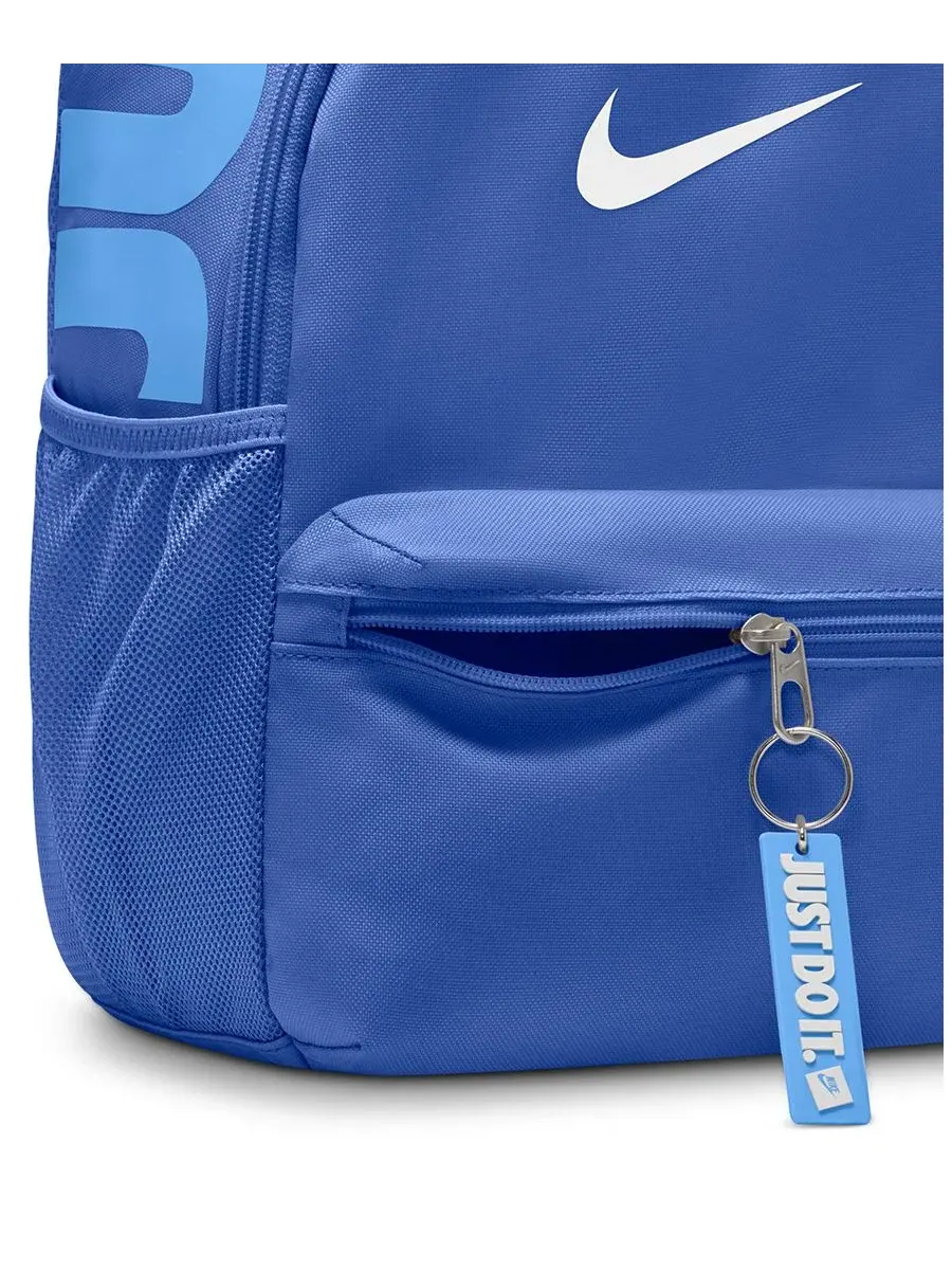 Детский мини-рюкзак с двумя отделениями JDI Mini Backpack Nike — изображение 6 из 8, синий/белый