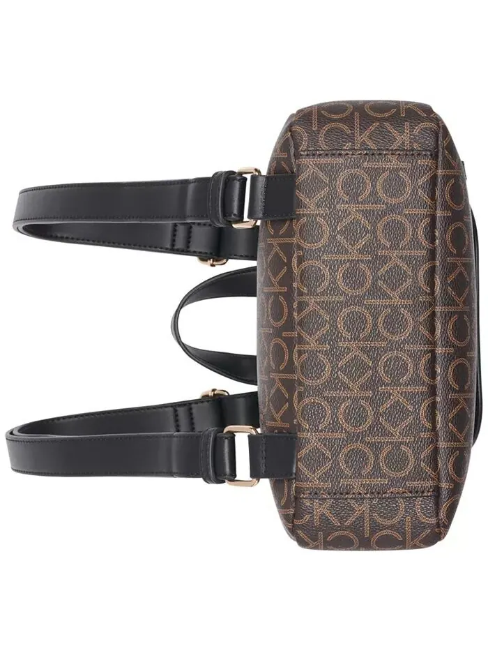 Рюкзак женский Calvin Klein Garnet Signature искусственная кожа — изображение 6 из 7, коричневый хаки/черный