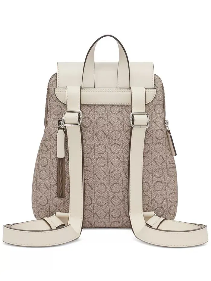 Рюкзак женский Calvin Klein Garnet Signature искусственная кожа — изображение 5 из 5, белый