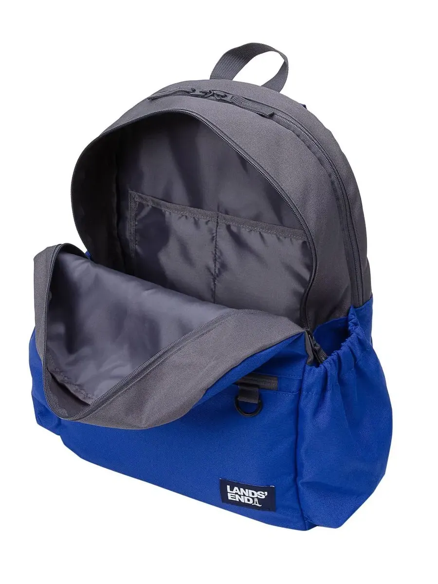 Детский рюкзак Techpack Medium Lands' End — изображение 3 из 4, синий
