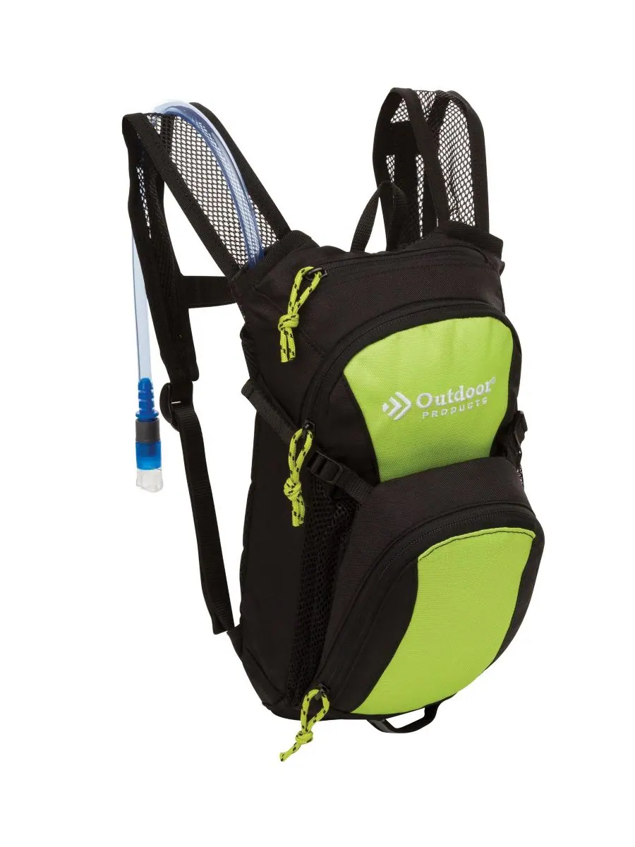 Гидратационный рюкзак «Головастик» Outdoor Products — изображение 6 из 10, зеленый