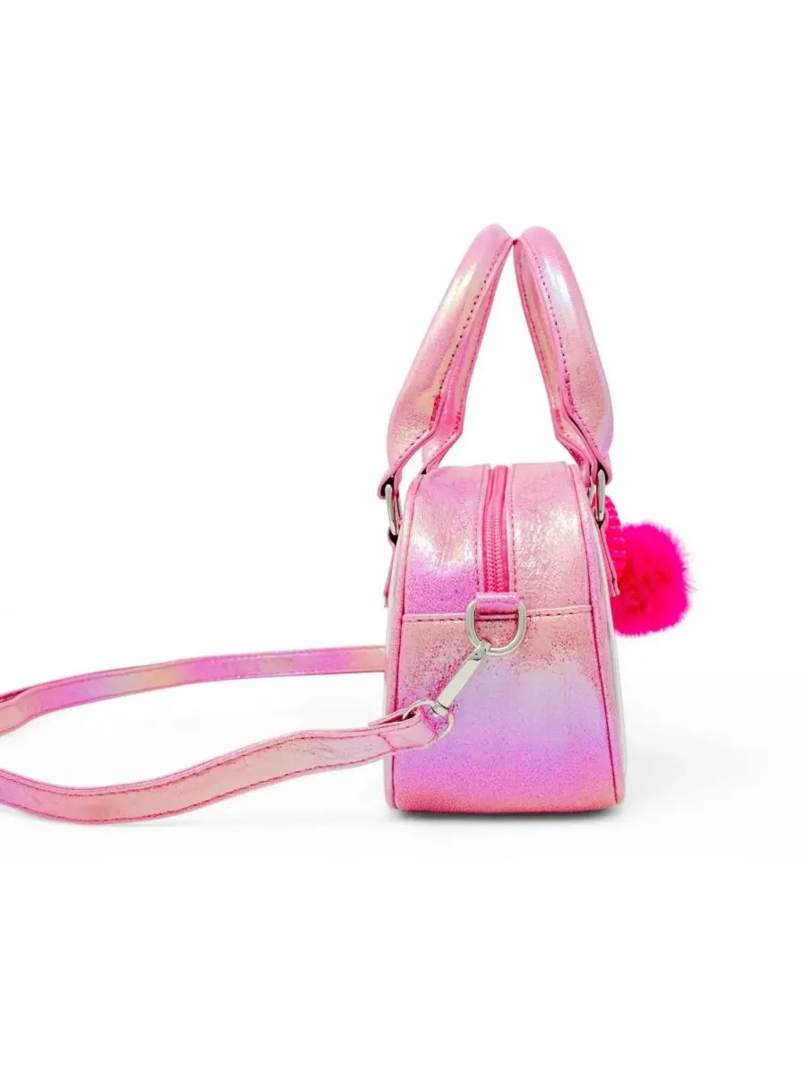Tiny Treats + Zomi Gems Прозрачная сумка через плечо для девочек, ярко-розовая, для игрового дня — изображение 2 из 5