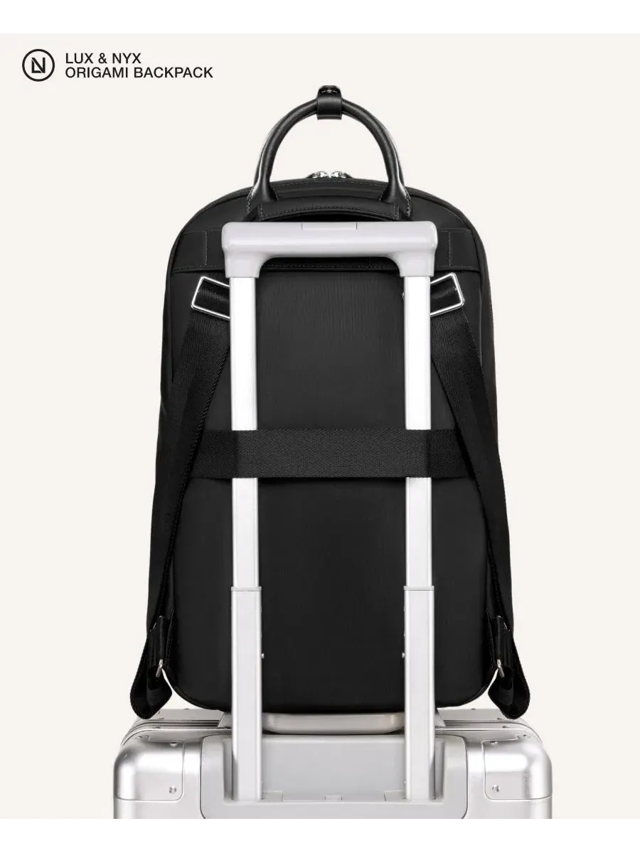 Рюкзак-трансформер Origami Slim Convertible 15" Laptop Backpack Lux & Nyx — изображение 10 из 10, черный