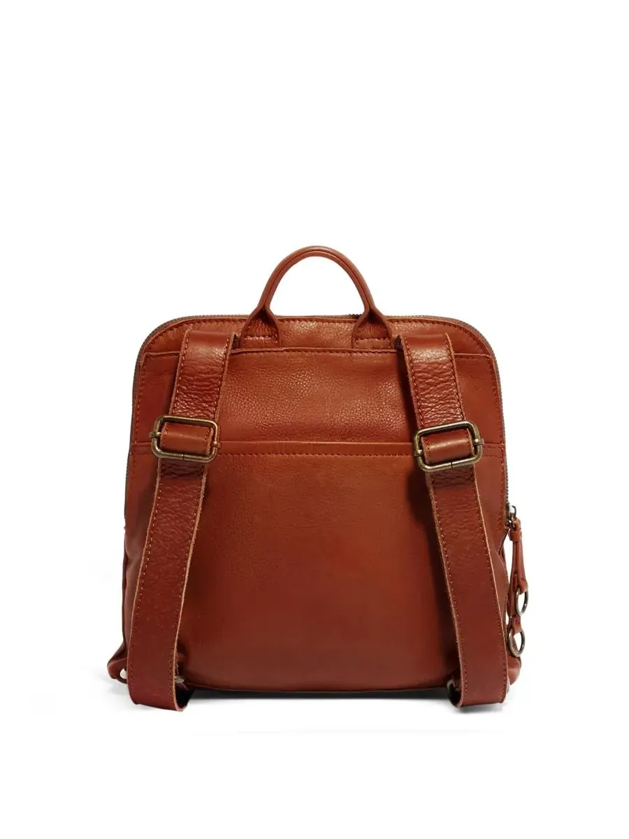 Рюкзак Кливленда среднего размера American Leather Co., Brandy Smooth — изображение 4 из 5