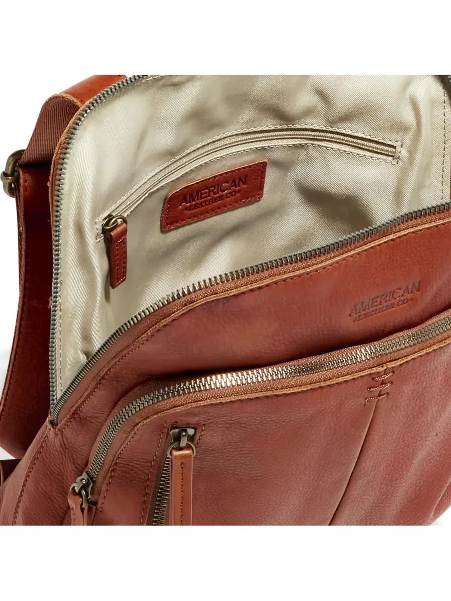 Рюкзак Кливленда среднего размера American Leather Co., Brandy Smooth — изображение 5 из 5