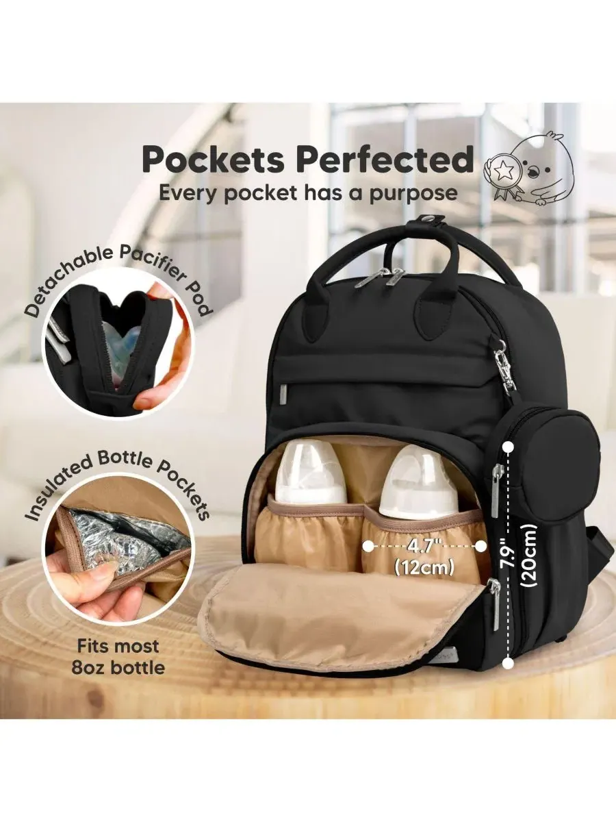 Рюкзак-сумка для подгузников Play Diaper Bag Backpack с портативным пеленальным ковриком, сумка для — изображение 3 из 9