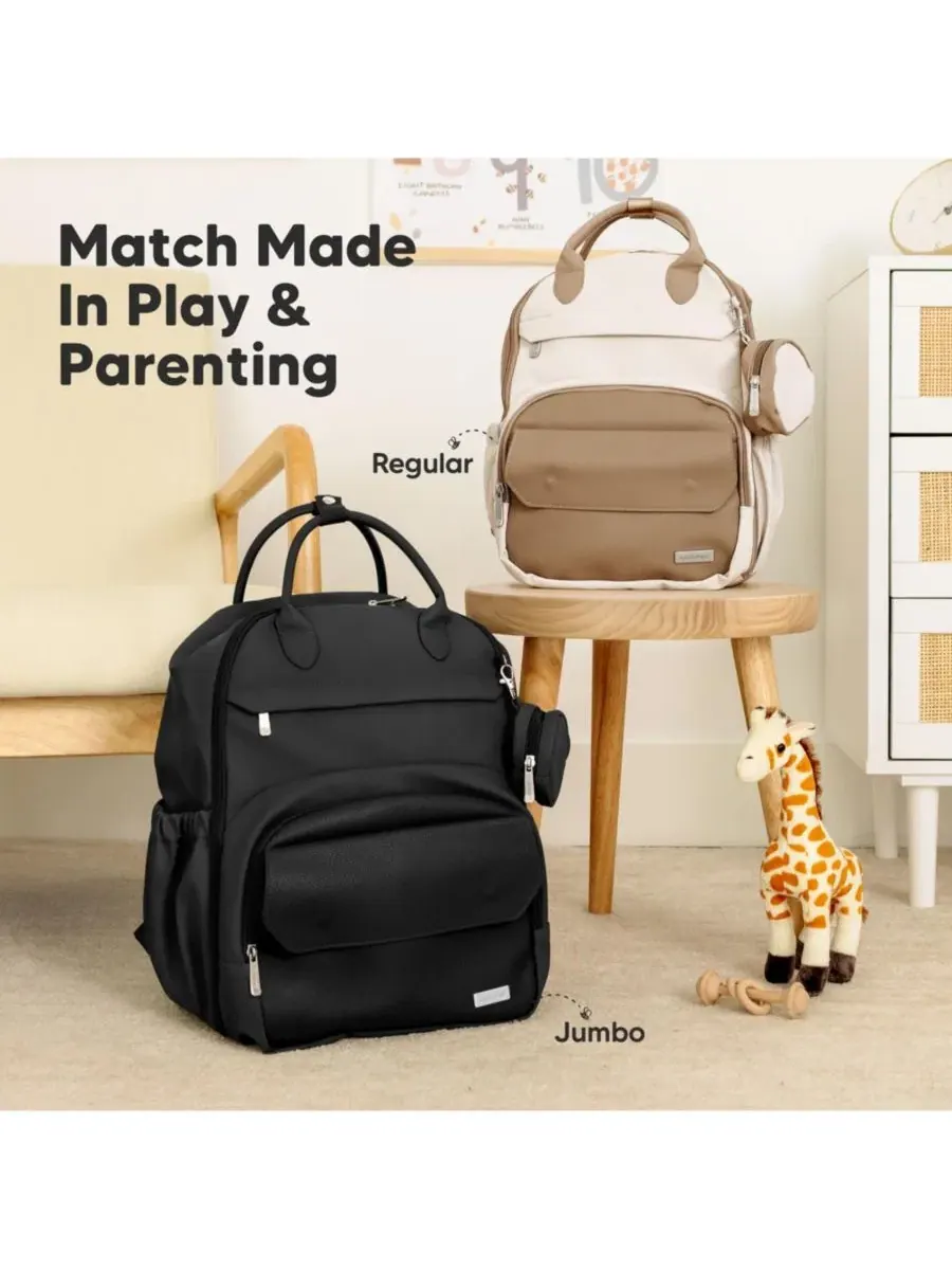 Рюкзак-сумка для подгузников Play Diaper Bag Backpack с портативным пеленальным ковриком, сумка для — изображение 6 из 9