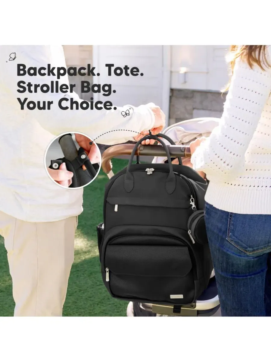 Рюкзак-сумка для подгузников Play Diaper Bag Backpack с портативным пеленальным ковриком, сумка для — изображение 7 из 9