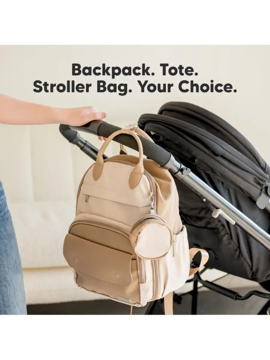 Рюкзак-сумка для подгузников Play Diaper Bag Backpack с портативным пеленальным ковриком, сумка для — изображение 7 из 9