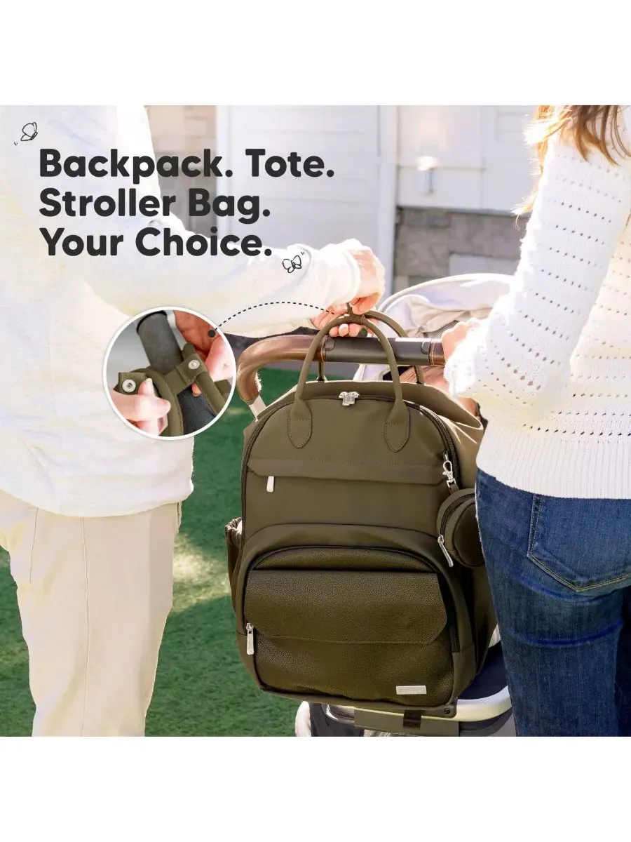 Рюкзак-сумка для подгузников Play Diaper Bag Backpack с портативным пеленальным ковриком, сумка для — изображение 7 из 9