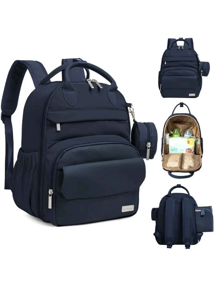 Рюкзак-сумка для подгузников Play Diaper Bag Backpack с портативным пеленальным ковриком, сумка для