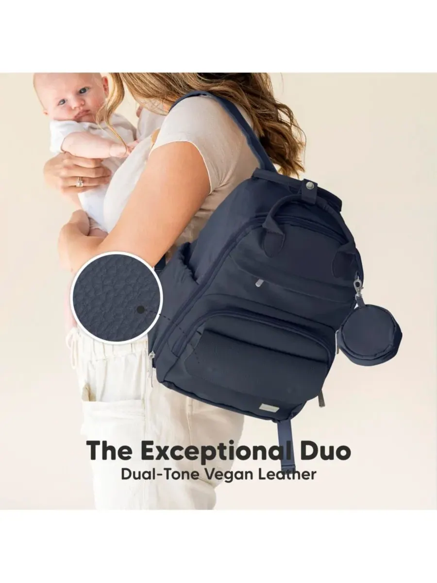 Рюкзак-сумка для подгузников Play Diaper Bag Backpack с портативным пеленальным ковриком, сумка для — изображение 5 из 9