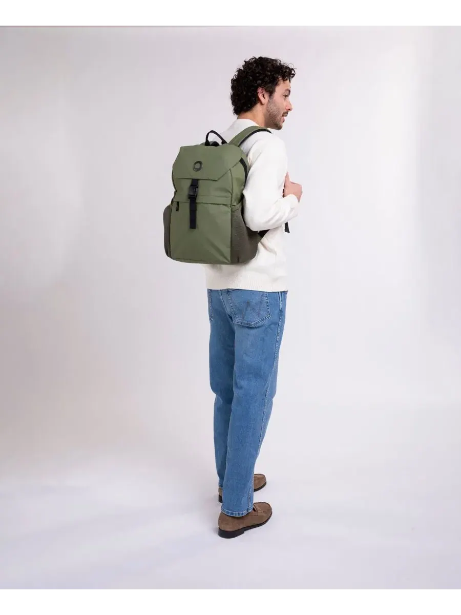 Рюкзак с отделением для ноутбука до 15.6" Bedford Delsey Paris — изображение 5 из 10, оливковый зеленый