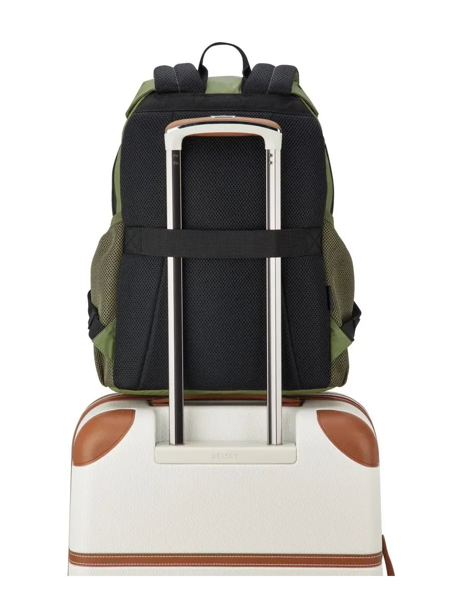 Рюкзак с отделением для ноутбука до 15.6" Bedford Delsey Paris — изображение 8 из 10, оливковый зеленый