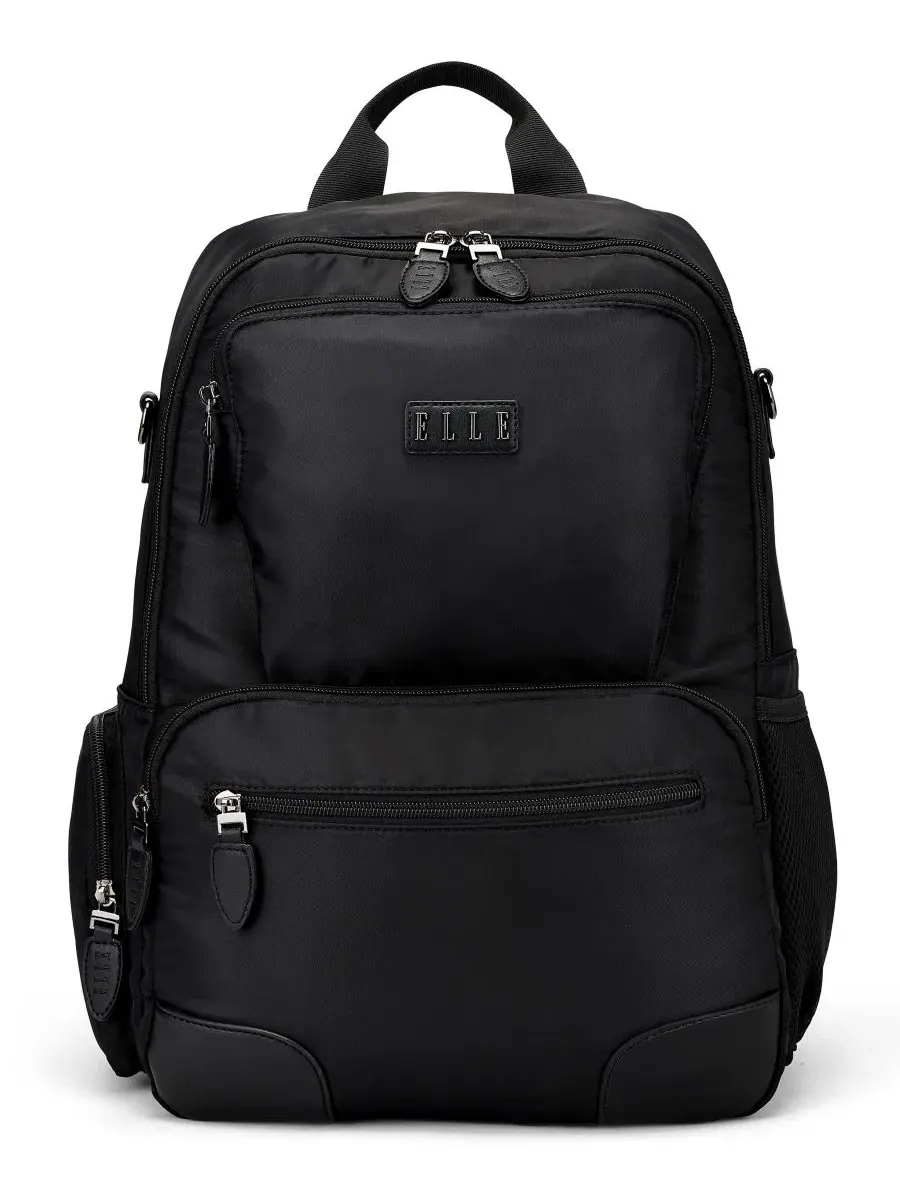 Рюкзак дорожный с рукавом для чемодана, 20 л ELLE — черный