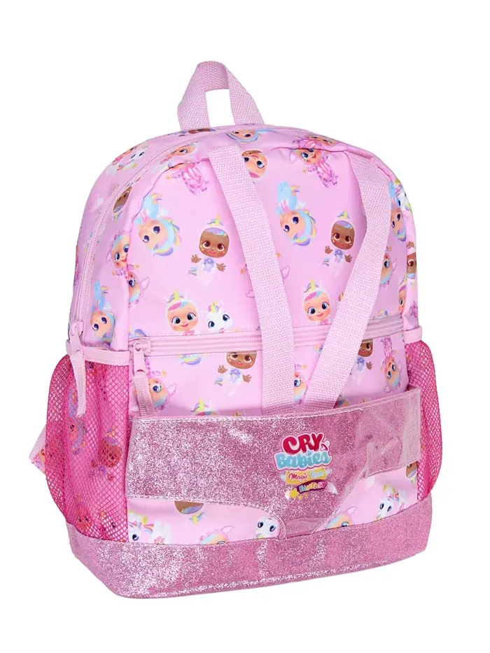 Рюкзак Magic Tears Characters Baby Doll Carrier с двумя отделениями Cry Babies — розовый
