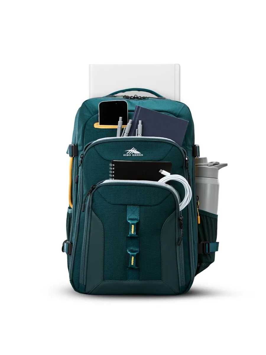 Рюкзак женский High Sierra 19 полиэстер — изображение 4 из 9, зеленый
