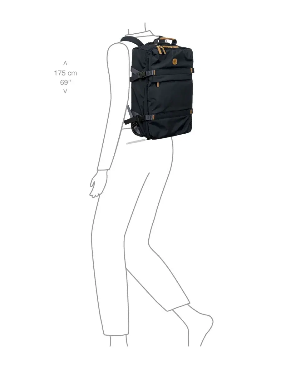 Рюкзак на колесах X-Travel 19" Trolley Backpack Bric's — изображение 7 из 8, темно-синий