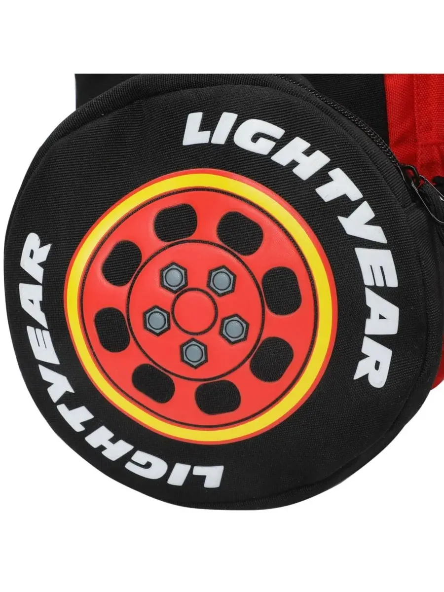 Cars Рюкзак Lightning McQueen Rusteze Bumper Ointment, красный, 16,5 дюймов — изображение 3 из 5, желтый