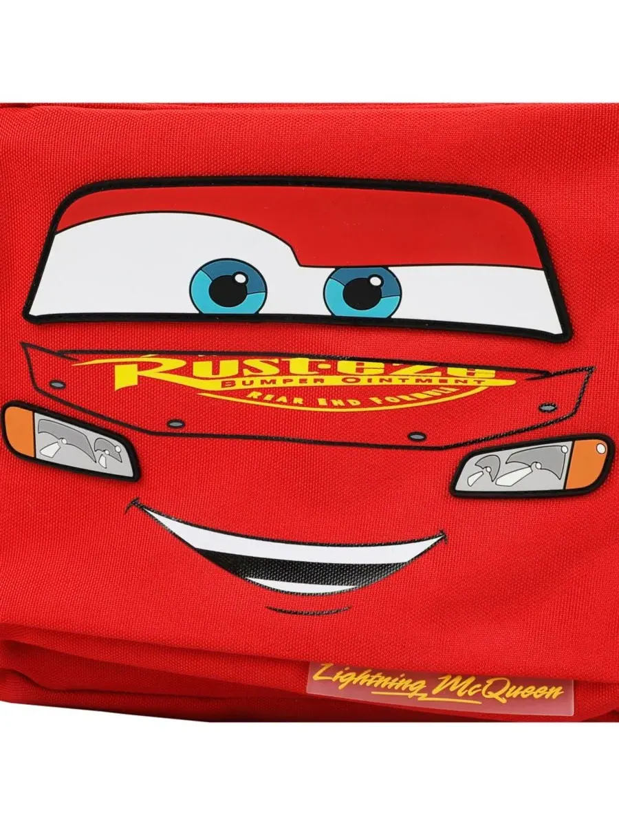 Cars Рюкзак Lightning McQueen Rusteze Bumper Ointment, красный, 16,5 дюймов — изображение 4 из 5, желтый