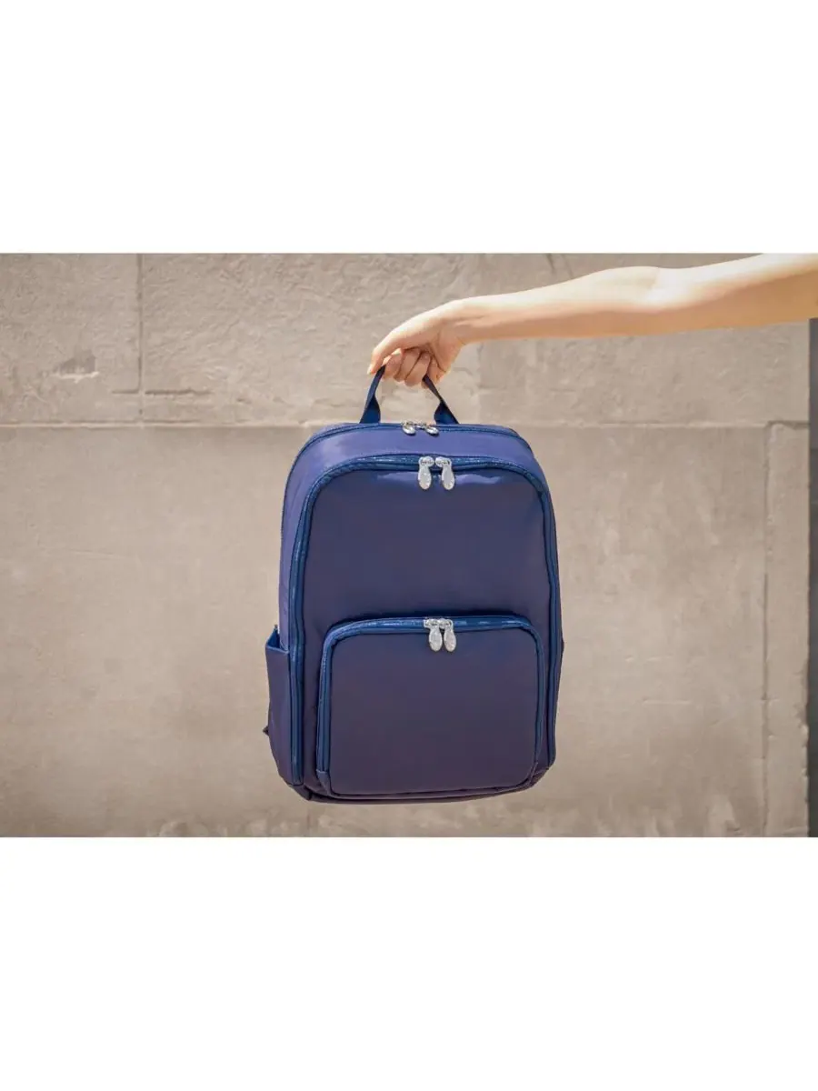 Рюкзак Transport 15” Nano Tech-Light из нейлона с двумя отделениями для ноутбука и планшета Mcklein — изображение 12 из 14
