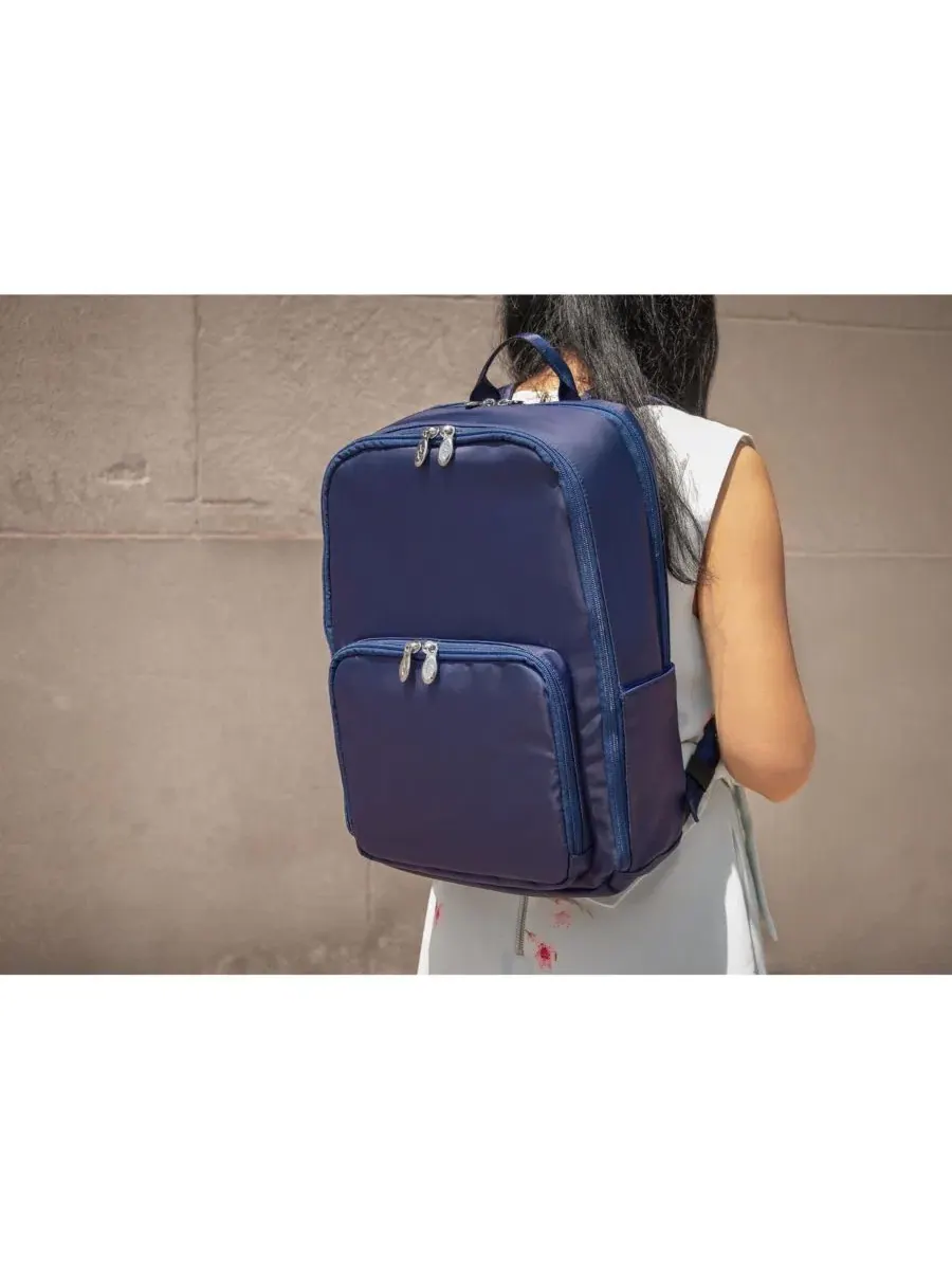 Рюкзак Transport 15” Nano Tech-Light из нейлона с двумя отделениями для ноутбука и планшета Mcklein — изображение 14 из 14