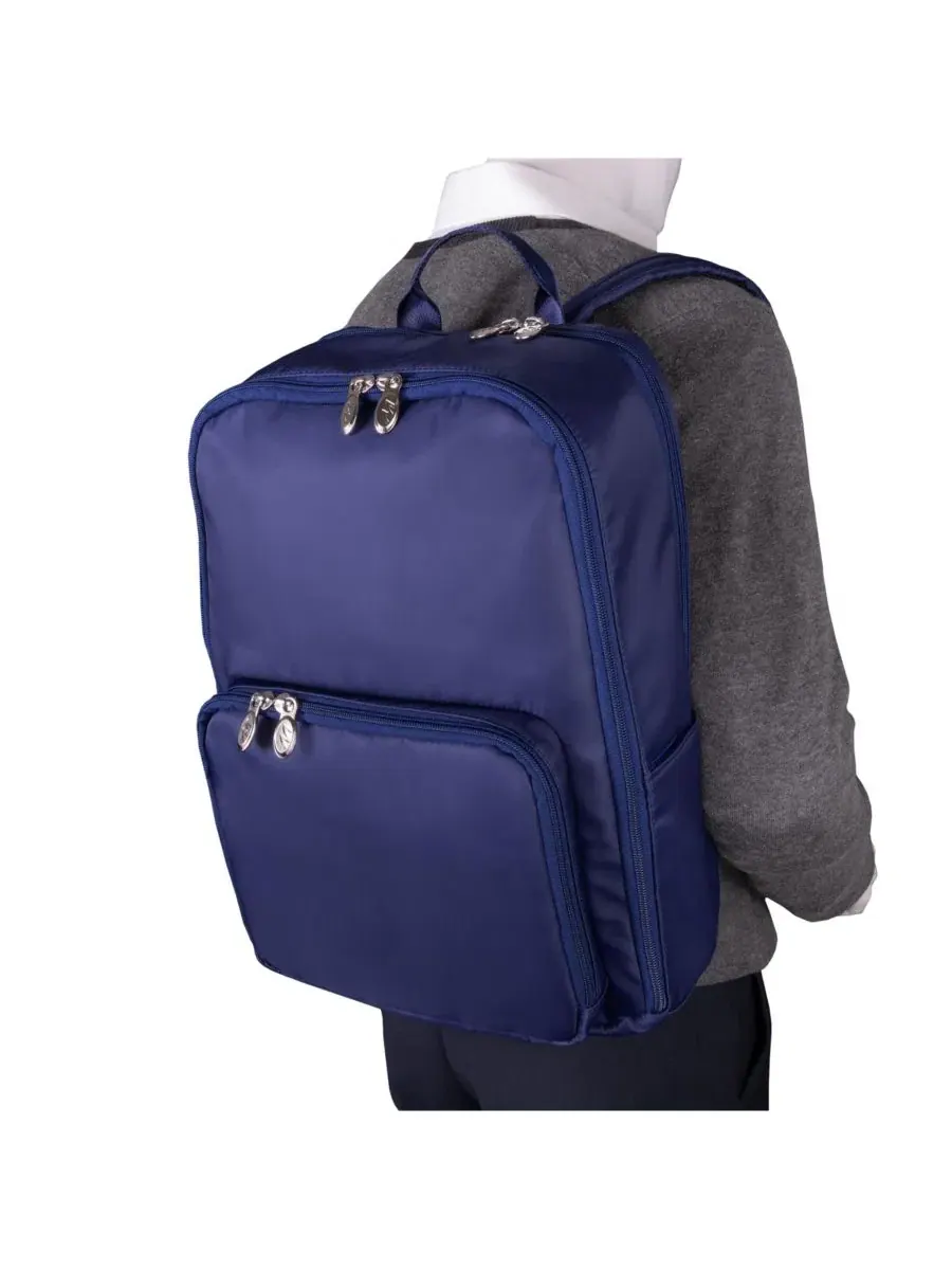 Рюкзак Transport 15” Nano Tech-Light из нейлона с двумя отделениями для ноутбука и планшета Mcklein — изображение 10 из 14