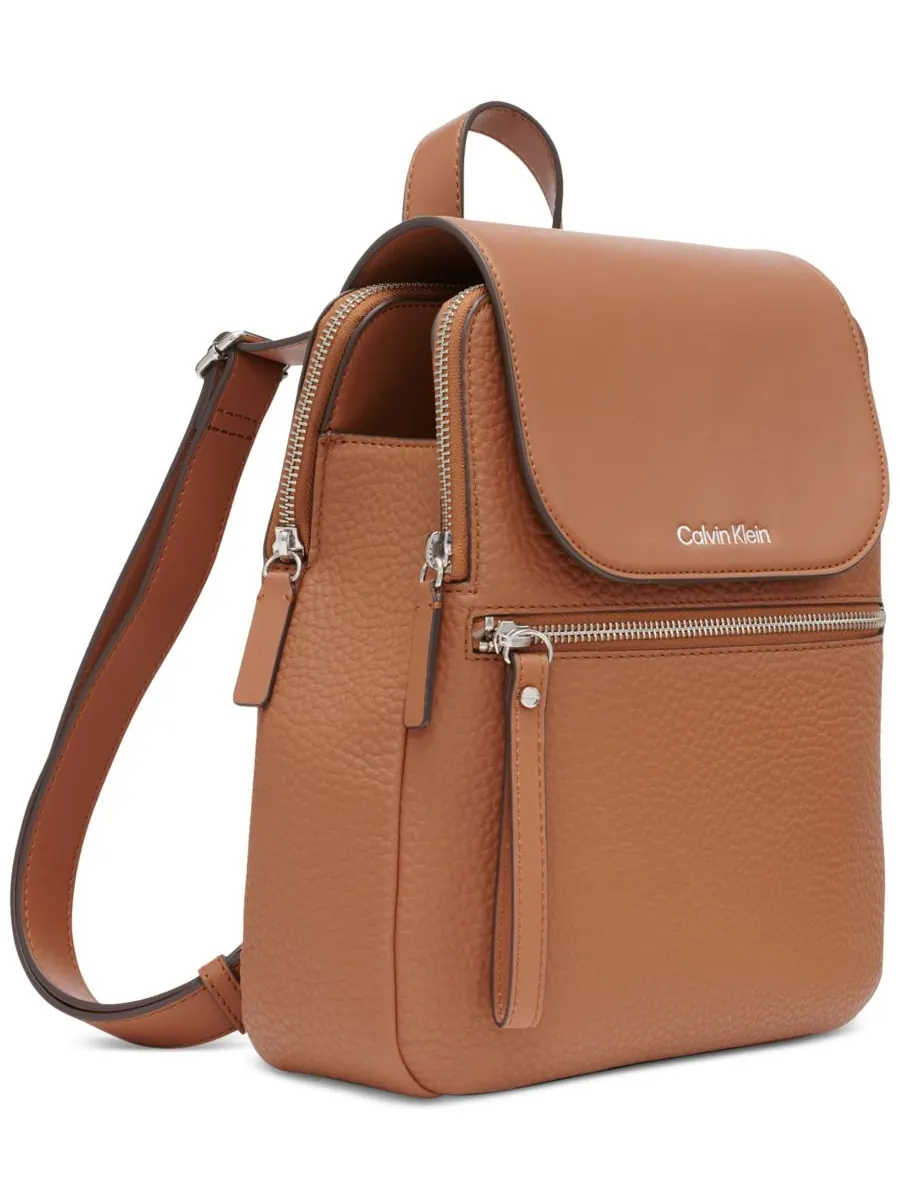 Рюкзак женский Calvin Klein Garnet искусственная кожа — изображение 4 из 7, карамель