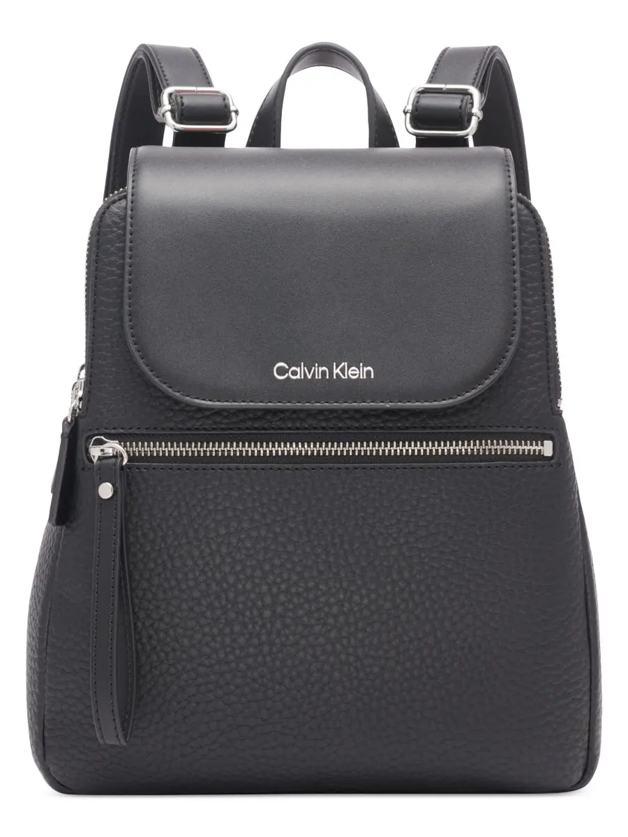 Рюкзак женский Calvin Klein Garnet искусственная кожа — изображение 1 из 7, черный/серебристый